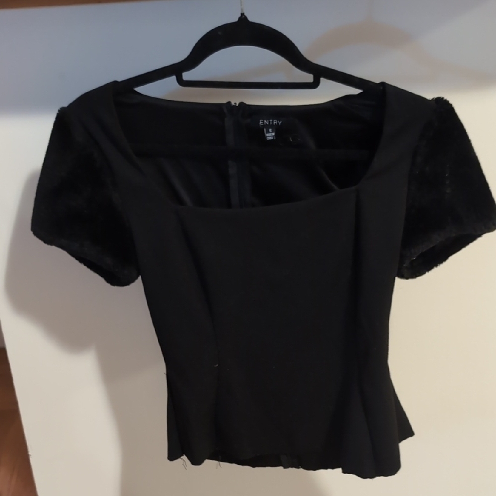 Elegant Black Women's Top